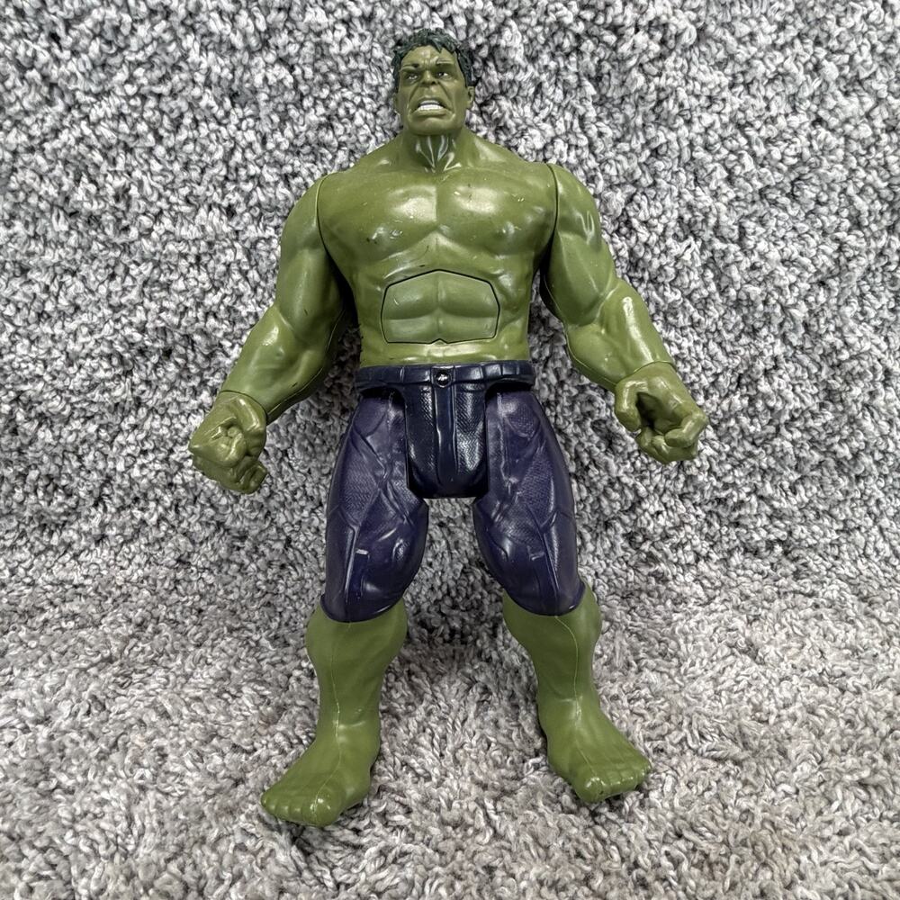 2015 Hasbro Marvel Avengers Hulk Electronic Talking Action Figure 13” Toy